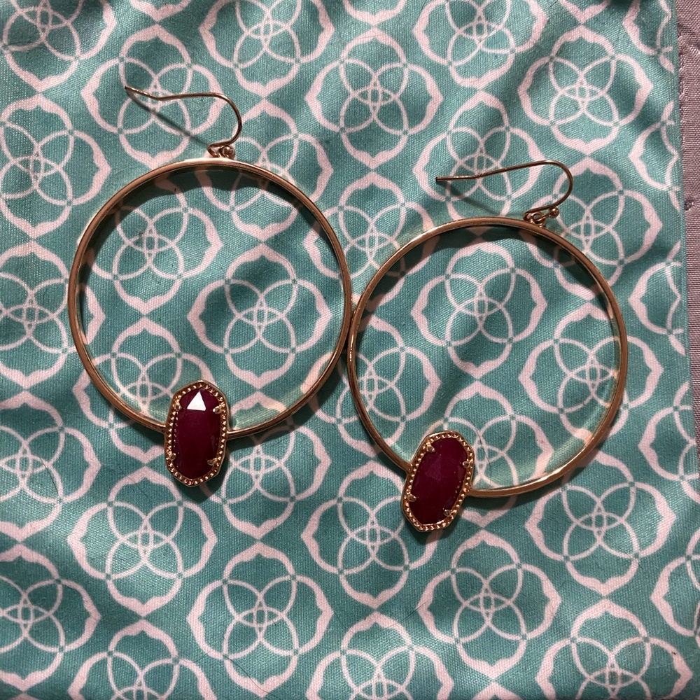 Kendra Scott Elora rose gold earrings